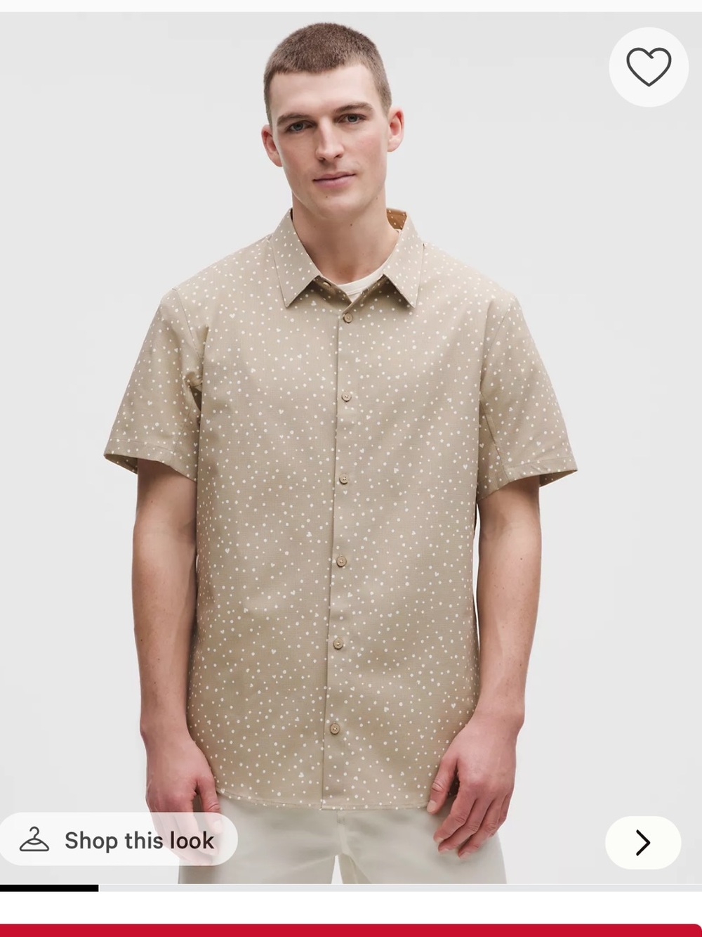Lululemon Mens Airing Easy Short-Sleeve Shirt